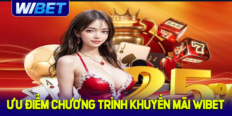 Những ưu điểm của chương trình khuyến mãi WIBET